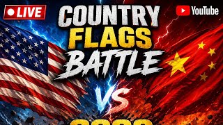 Countries flags battle live 🎮 Different Different Countries flags win the game