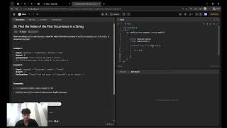 LeetCode 28 Find the Index of First Occurrence in String | C++ Explained