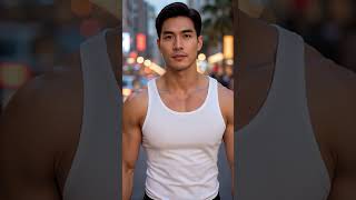Tank top man transforms into a woman #mtf #shapeshift #maletofemale #transformation #genderbender