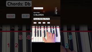 Learn „Children“ on Piano | Easy Tutorial | Robert Miles #pianotutorial #learnpiano  #easypiano