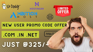 GoDaddy Cheap Domain Name Registration 2023 | .com domain @100 and .in @59