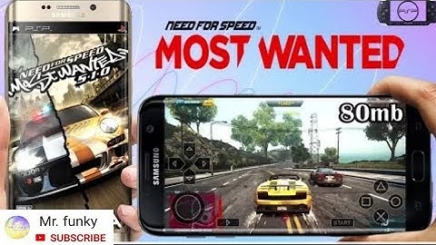 Need for speed - Most Wanted 5-1-0 PSP android  Highly Compressed (Hindi)