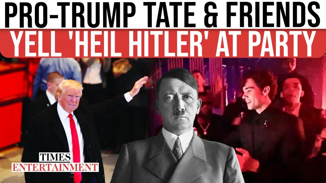 WILD Clip: Andrew Tate, Nick Fuentes SCREAM, Dance To Kanye's Anti-Semitic Song At Party