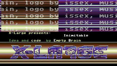 C64 Intro: 1989 Inimitable Intro by X-Large