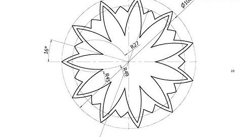 T-Flex CAD 15 2D - Exercise 20