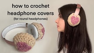 Crochet Headphone Cover Tutorial (Beats solo3 and other round headphones) Alexandria Masse