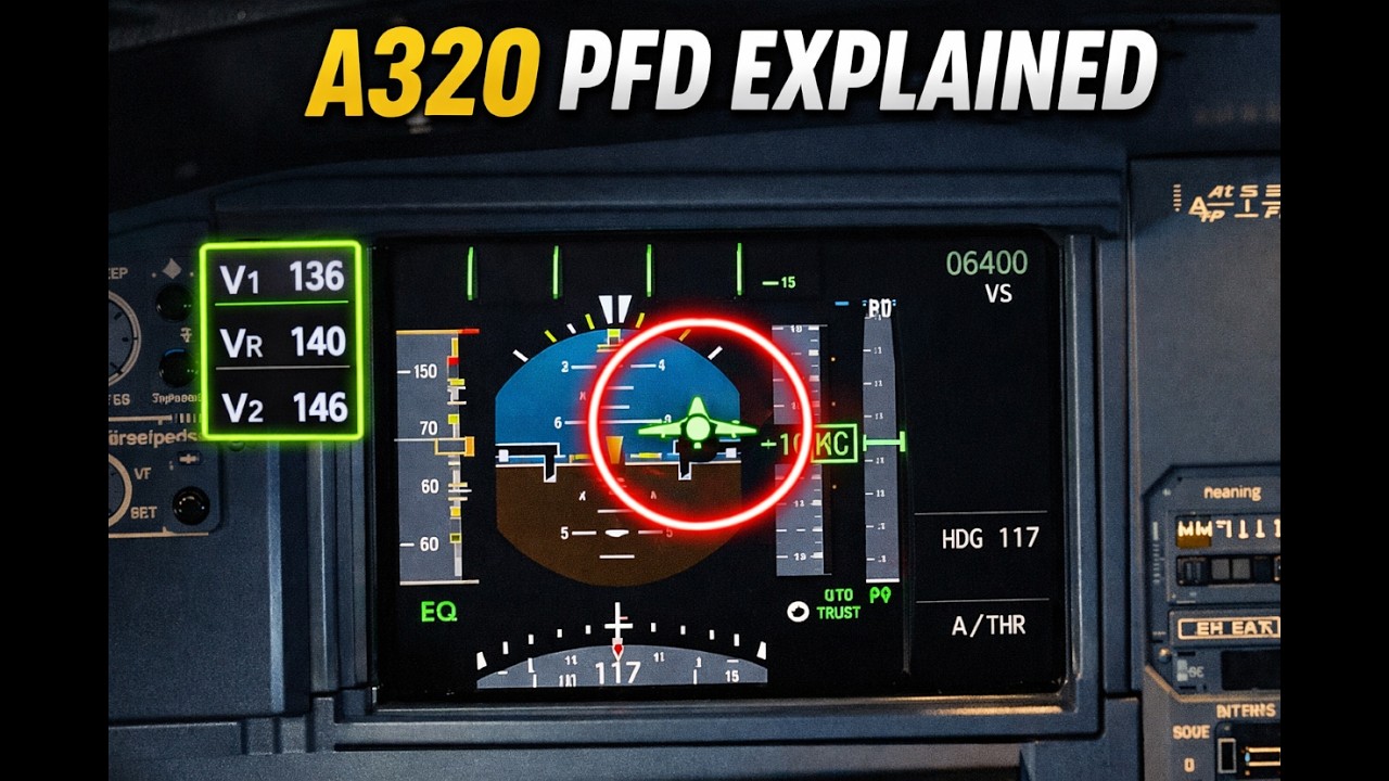 Airbus A320 Flight Instruments Explained: The PFD & "The Bird" - YouTube