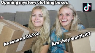 Opening Mystery Clothing Boxes that TikTok Made Us Buy