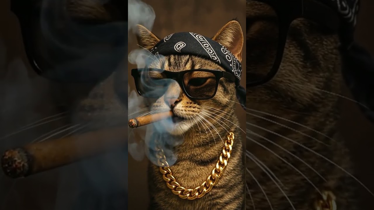 Gangsta Cat Vibes Only 😎🐾 | Street Boss Mode ON