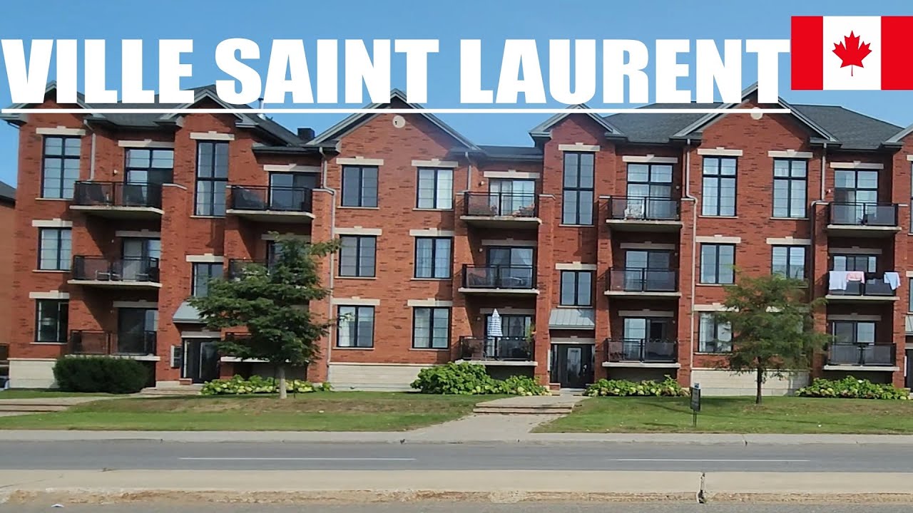 Boulevard Cavendish Ciudad de Saint Laurent. Montreal Canadá 4k vidéo YouTube