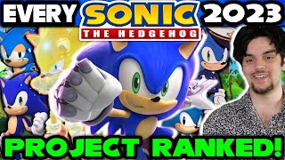 Ranking EVERY Sonic The Hedgehog Project From 2023 - Sonic Prime, Sonic Superstars & More!