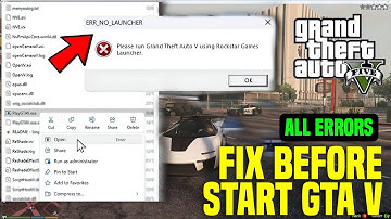 please run grand theft auto v using Rockstar game launcher | gta 5 battle eye Problem Fix 