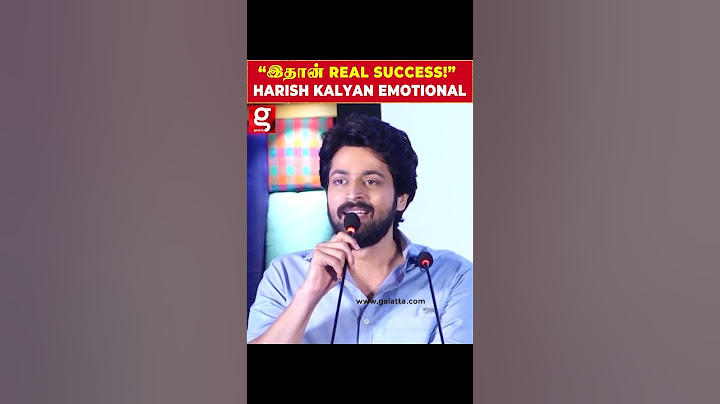 "Lubber Pandhu-க்கு கிடைச்ச வெற்றி💖” Harish Kalyan Emotional Speech | Attakathi Dinesh