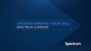How-to video: Your Spectrum Bill