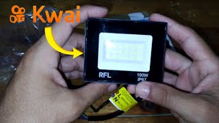 REFLETOR 100W LED ,SERÁ QUE É BOM? #unboxing #refletor #unboxingvideo