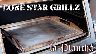 Grilled Hamburger Steak On A Plancha For The Lone Star Grillz Pellet Smoker