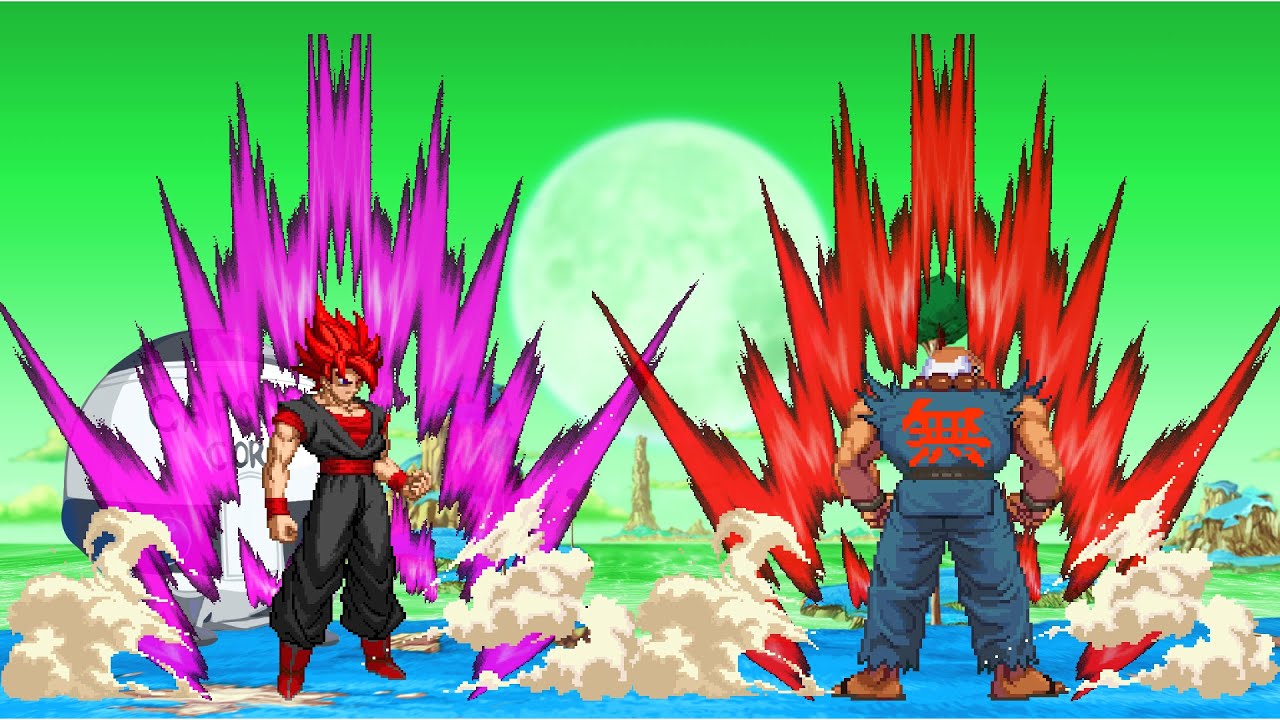 EVIL GOKU VS SHIN GOUKEN! EXTREMELY EPIC BATTLE!