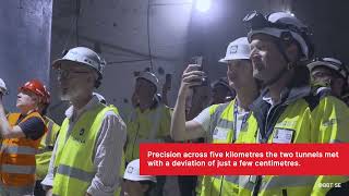 Durchschlag im Brenner-Basistunnel | Präzision unter den Alpen