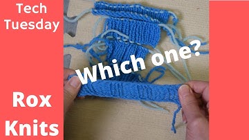 Which Ribbing is Stretchiest or Most Elastic?  // Technique Tuesday