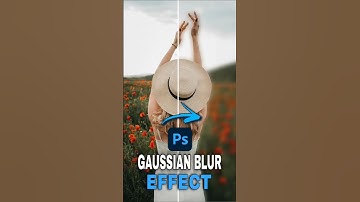 Background Blur In Photoshop #photoshop #shorts