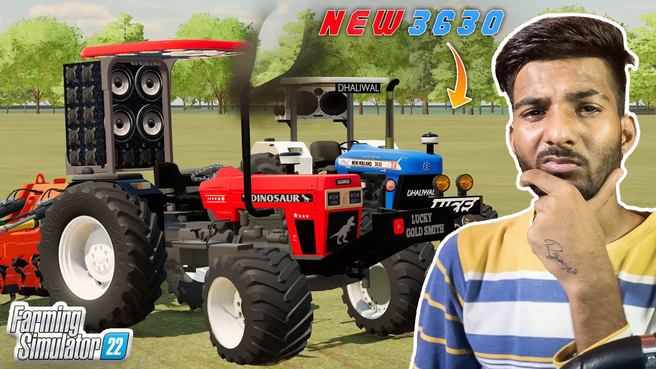 Swaraj 855 vs New Holland 3630 | FS 22 Punjabi