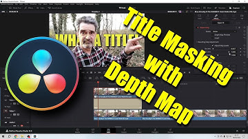 Title Masking with Depth Map in DaVinci Resolve Studio