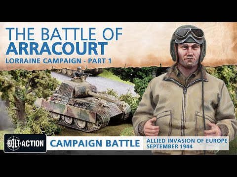 Panthers vs M4 Shermans THE BATTLE OF ARRACOURT Bolt Action Campaign Battle Report 3rd Edition