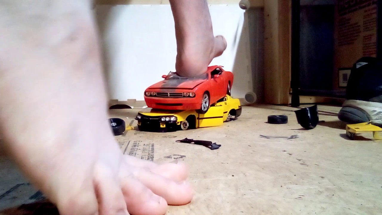 Barefoot car crush watch till the end for a surprise YouTube