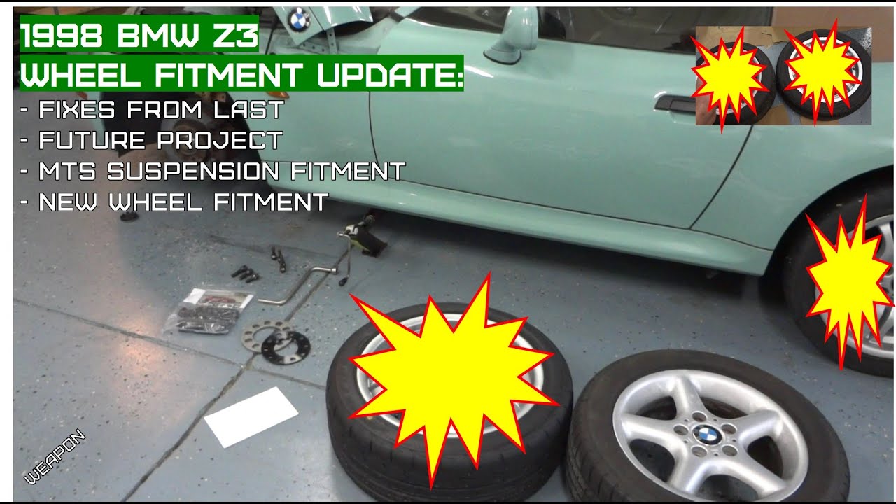 1998 BMW Z3 Wheel Fitment Staggered 17" YouTube