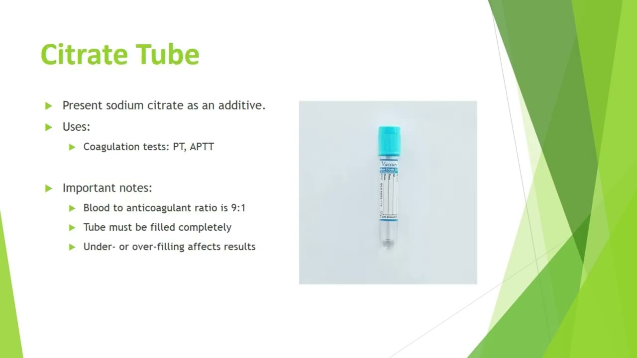 Blood Collection Tubes & Their Uses