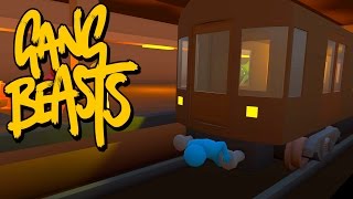 DES BUGS DANS LE METRO | GANG BEASTS MISE A JOUR #17