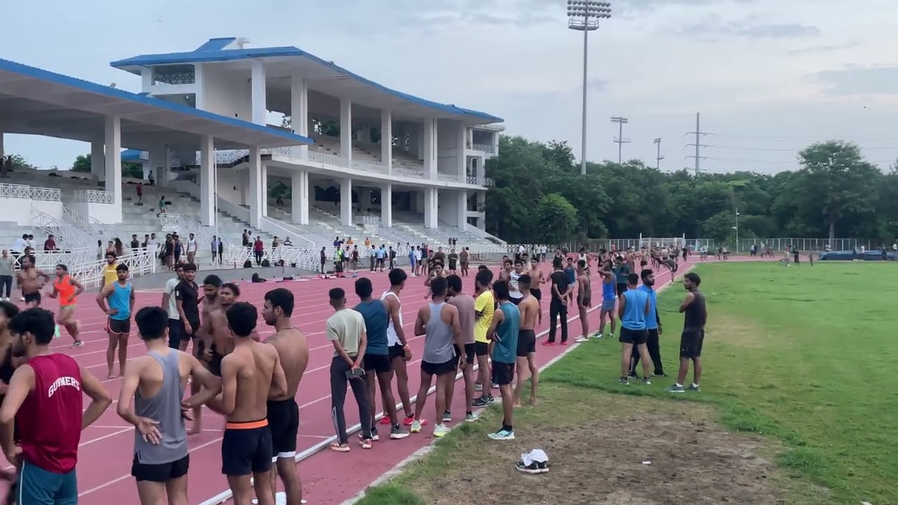 1600m race army bharti time trial | Gurgaon tau Devi lal stadium  (coaching no 7700969656) 
