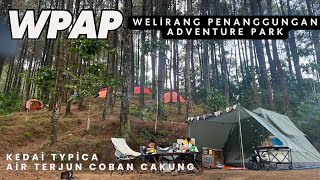 Camping keluarga di WPAP Trawas | Welirang Penanggungan Adventure Park | Kedai Typica | Coban Cakung