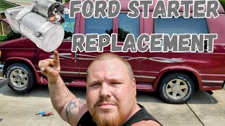 Mobile Mechanic Work Day {2005 Ford E150 Starter Replacement} No Crank No Start Diganosis