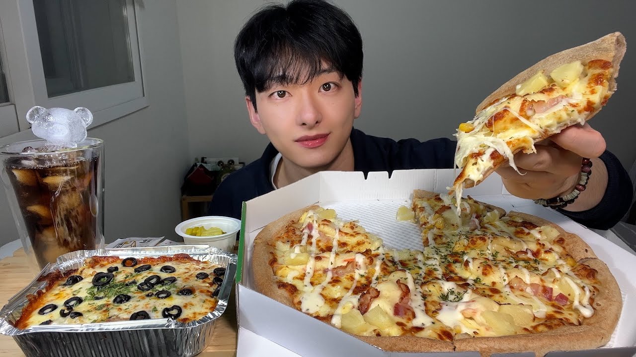 피자에땅 크림치즈포테이토 피자🍕 & 치즈오븐 스파게티 먹방!🍝 ASMR MUKBANG Cream Cheese Potato