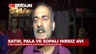 Mahalleli̇den Satir Ve Sopalarla Hirsiz Avi