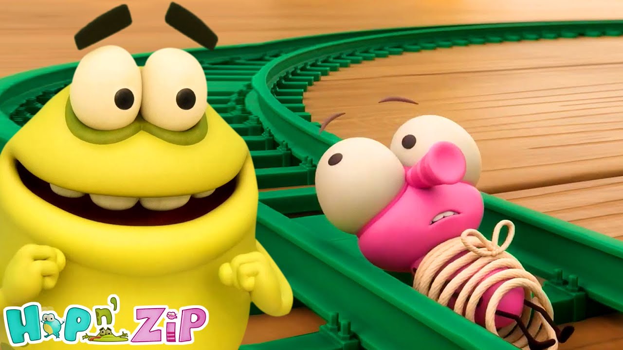 Hop và Zip Đường Dây Nhanh Video Hoạt Hình vui Nhộn Dành Cho trẻ Mầm