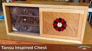 Tansu Inspired Chest | Woodworking
This chest was heavily inspired by the traditional Tansu style. Its made out of white oak with the internal compartments made out of walnut. The drawer fronts are made out of some heavily figured walnut. For the finish, I brushed on several coats of a 2 pound cut of blonde shellac.
Tools I Use (affiliate):
https://www.amazon.com/shop/simplecove
Help support what I do by buying a SimpleCove t-shirt! http://bit.ly/SCWoodworkingShirt
See more projects like this on my website: http://www.simplecove.com
Subscribe to my channel: https://www.youtube.com/channel/UCmlRWK6jRFi2No_gDBDjwow?sub_confirmation=1
Follow me on Social Media:
Instagram: http://www.instagram.com/simplecove
Twitter: http://twitter.com/simplecove
Facebook: http://facebook.com/simplecove
Pinterest: http://www.pinterest.com/simplecove/
Sean Walker
PO Box 1502
Versailles, KY 40383 Tansu Inspired Chest | Woodworking