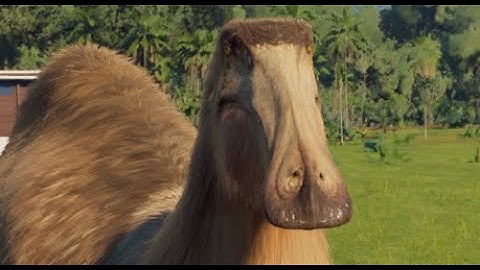 Day 1 of adding a Deinocheirus to this park until they