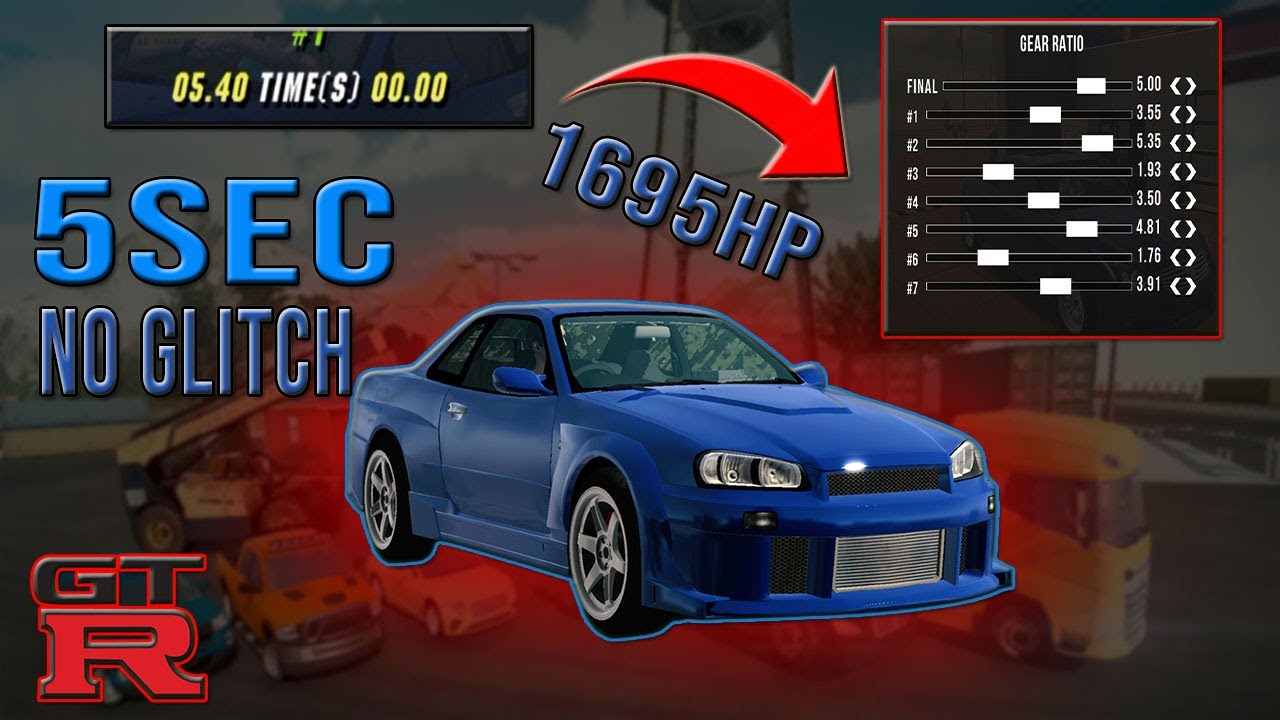 GTR R-34 Gearbox Setting 5Second │ Car Parking Multiplayer