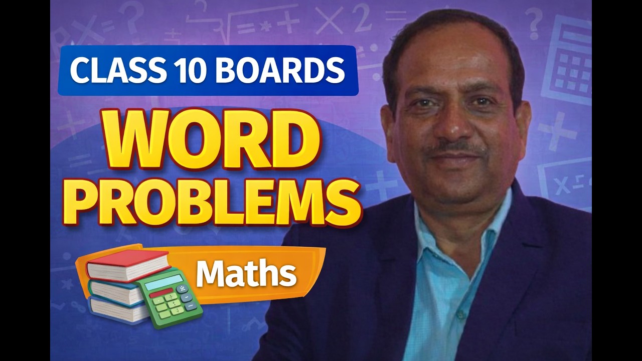 Word Problems on Linear & Quadratic Equations | Class 10 Maths