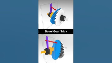 ⚙️ Transmission Through a Closed Wall with Bevel Gears #mechanic #mechanism #engineering