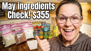 Monthly Prepper Ingredient Prep | Complete Grocery Haul