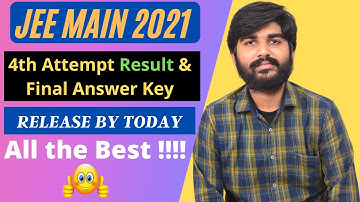 JEE Main 2021 August Result Release Today | JEE Main 2021 Final Answer Key | JEE Main Final Result