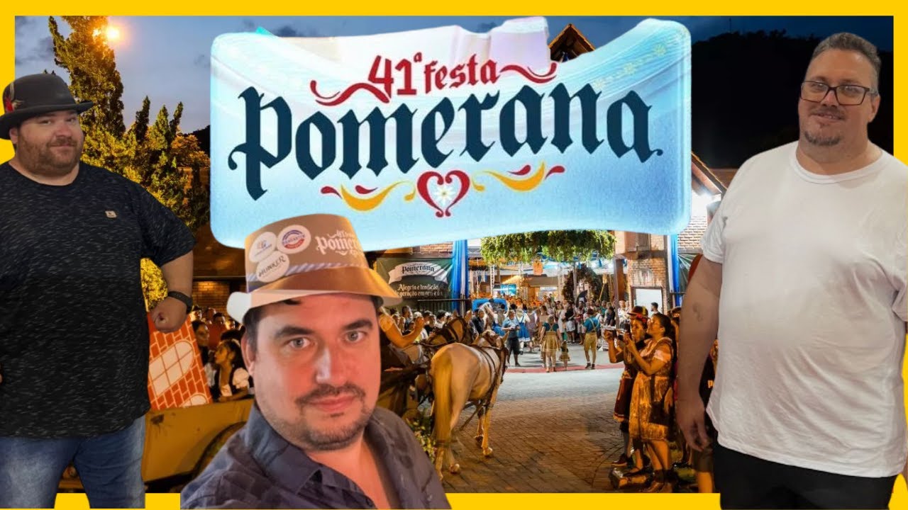 TRÊS MALUCOS SOLTOS NA FESTA POMERANA 2026 🍺😂