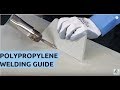 How to Welding Plastic PP polypropylene - video tutorial