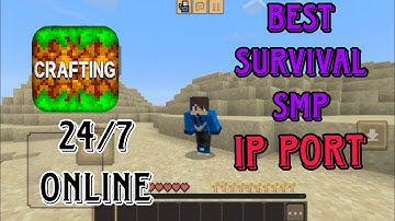 Crafting and building best survival smp || crafting and building sarvar #tutorialfarukplayz10