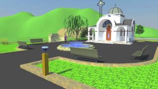 3D Render Church - Iglesia