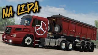 ATRON 1635 QUALIFICADO NO ESCAPE DIRETO FAZENDO O PUXE DA CAÇAMBA 3 EIXOS - ETS2 MODS BR