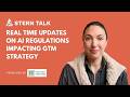 Real Time Updates on AI Regulations Impacting GTM Strategy | Stern Talk
